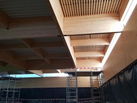 februari 2019 : plafonds krijgen vorm