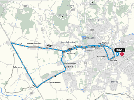 Wegrit parcours handbikes en driewielers WK G-wielrennen