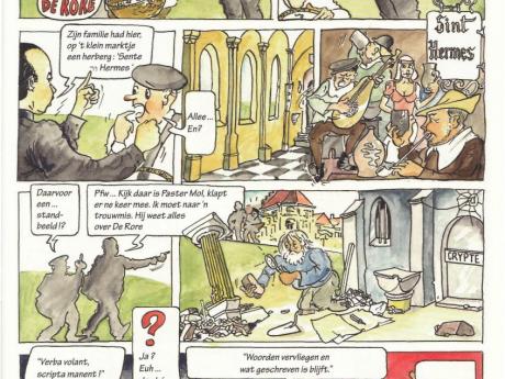 Een historisch- humoristisch stripverhaal: 'de wieg van Cypriaan' door Hubert De Doncker - blz 3
