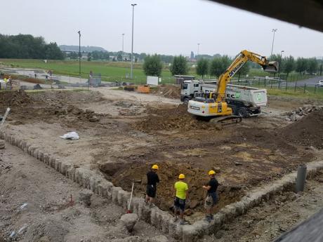 juni 2018 : grote graafwerken zijn begonnen
