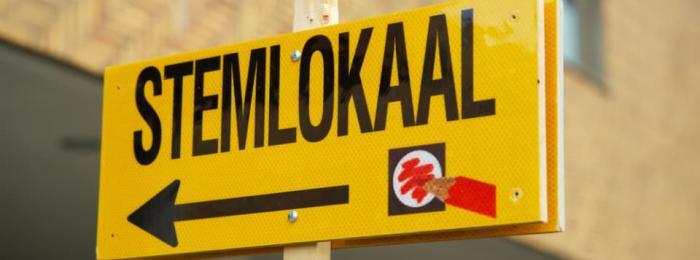 pijl stemlokaal verkiezingen