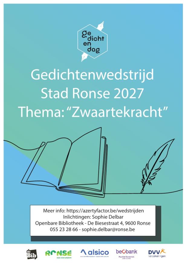 Flyer Gedichtenwedstrijd 2027
