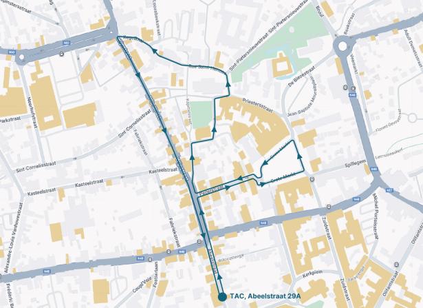 Plan kerstparade