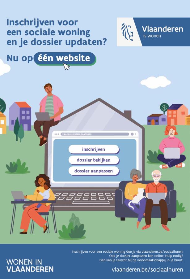 Online inschrijven sociale woning